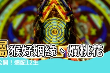 【屬猴配對】屬猴好姻緣、爛桃花全公開！速配12生肖，找到你的天命鴛鴦