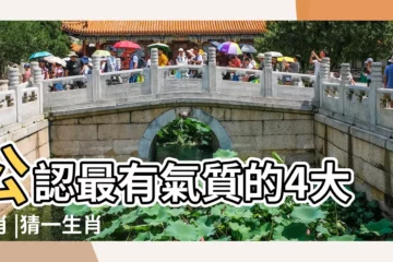 【天生麗質是啥生肖】公認最有氣質的4大生肖 |猜一生肖 |天生麗質 |