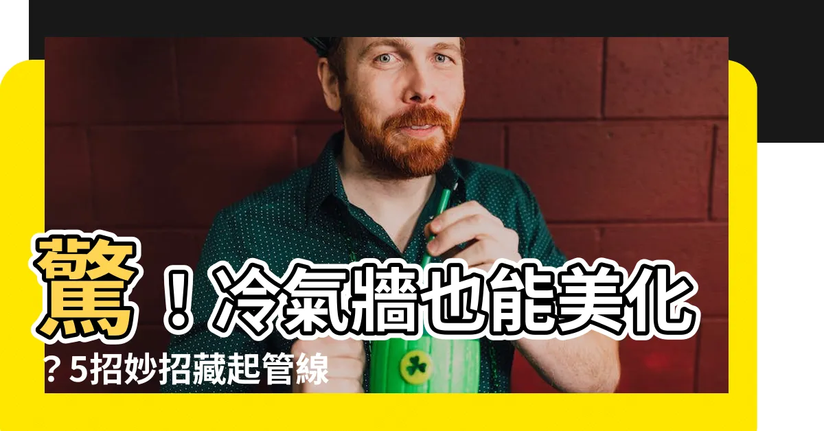 【冷氣牆】驚！冷氣牆也能美化？5招妙招藏起管線、打造室內美