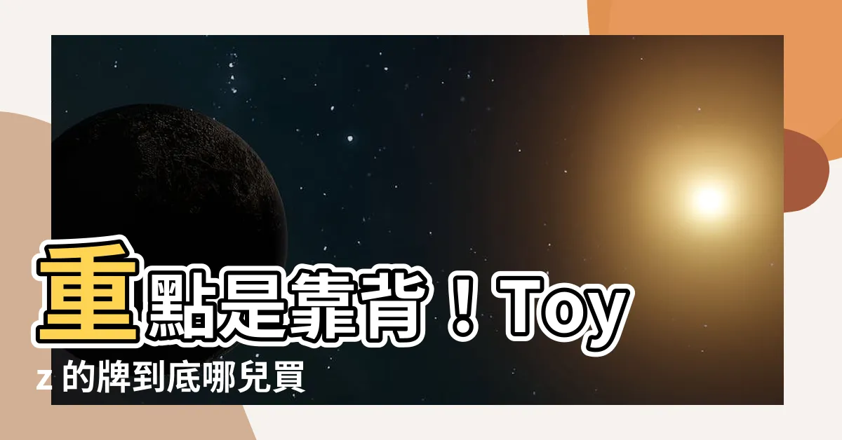 【重點是靠背】重點是靠背！Toyz 的牌到底哪兒買的？
