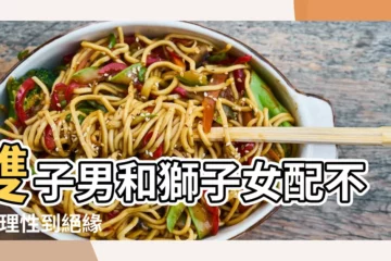 【雙子男對獅子女的愛情】雙子男和獅子女配不配 |理性到絕緣 |雙子男難討好唯一火源獅子女 |