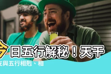 【今日五行】今日五行解秘！天干地支與五行相剋、相生剖析