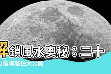 【24山陰陽】解鎖風水奧秘：二十四山陰陽屬性大公開！