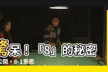 【8-1意思】驚呆！「8」的秘密大公開，8-1意思讓你嚇一跳！