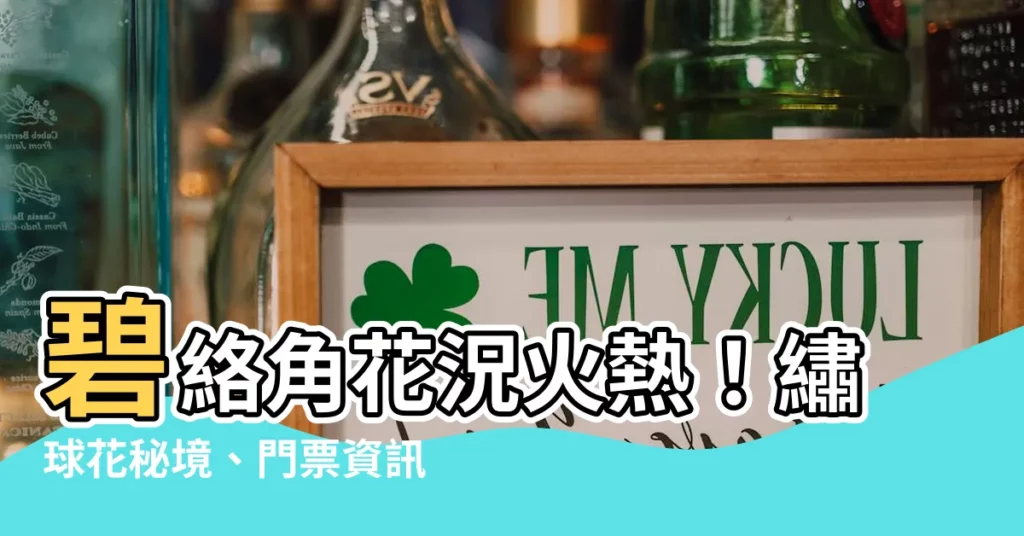 【碧絡角花況】碧絡角花況火熱！繡球花秘境、門票資訊一次看