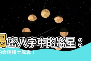 【將星意思】揭密八字中的將星：你的命運將士風雲！