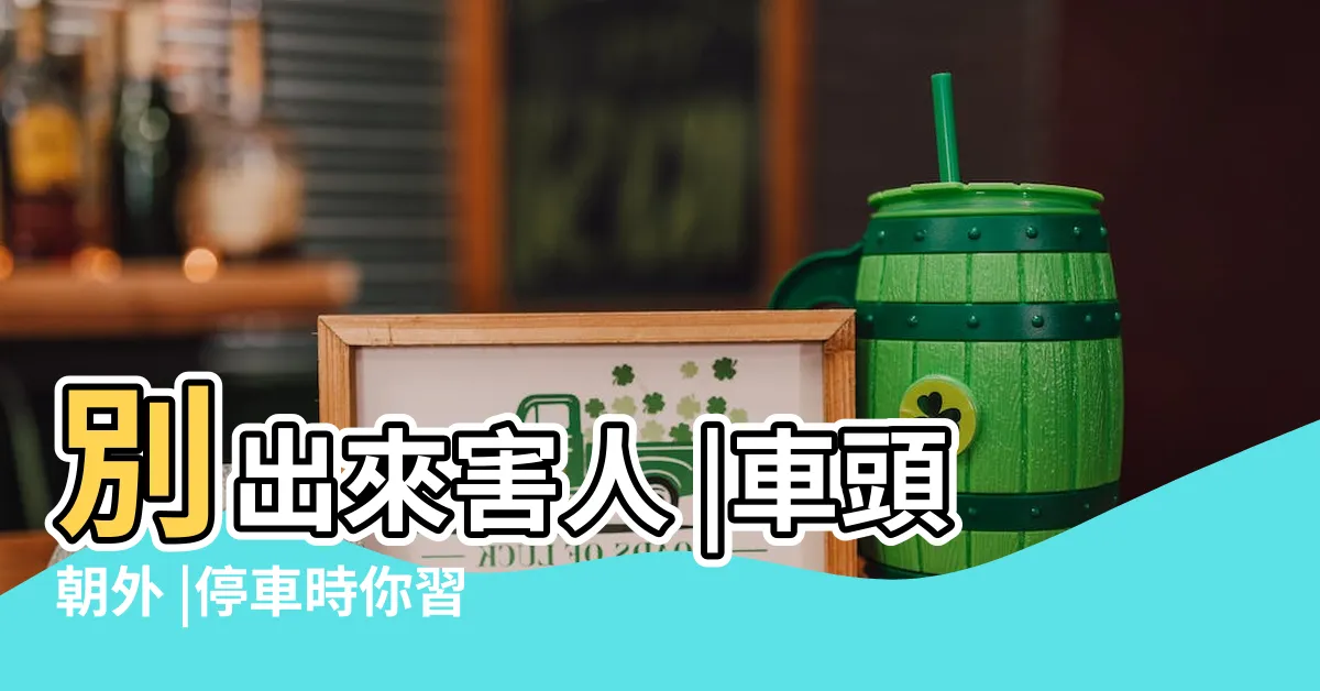 【汽車停車車頭方向】別出來害人 |車頭朝外 |停車時你習慣 |