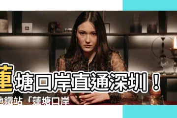 【蓮塘口岸地鐵站】蓮塘口岸直通深圳！新地鐵站「蓮塘口岸」捷徑懶人包大公開！