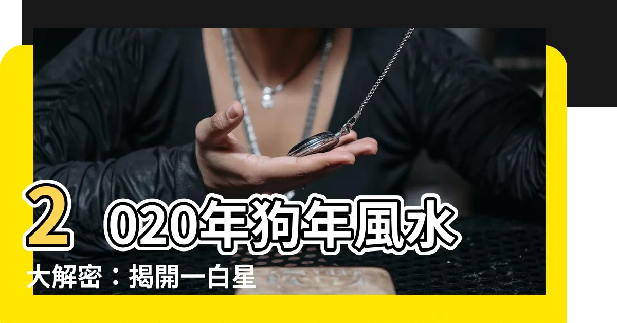 【一白星】2020年狗年風水大解密：揭開一白星的神秘面紗！