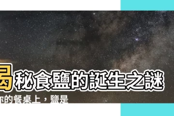 【鹽怎麼來】揭秘食鹽的誕生之謎：你的餐桌上，鹽是怎麼來的？