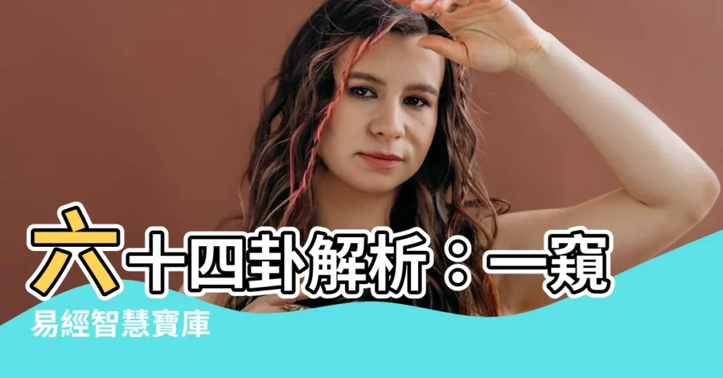 【64卦】六十四卦解析：一窺易經智慧寶庫
