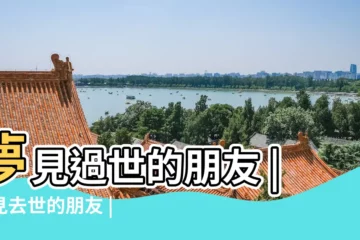 【夢到已死去的朋友】夢見過世的朋友 |夢見去世的朋友 |夢見已故朋友 |