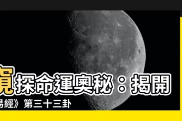 【天山遯】窺探命運奧秘：揭開《易經》第三十三卦「天山遯」的玄機