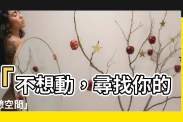 【不想動 休憩空間】「不想動，尋找你的休憩空間」