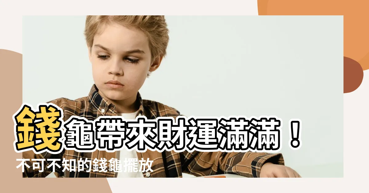 【錢龜擺放位置】錢龜帶來財運滿滿！不可不知的錢龜擺放位置