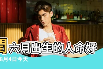【閏六月十八日子好嗎】閏六月出生的人命好嗎 |8月4日今天是不是黃道吉日 |風水命理説 |