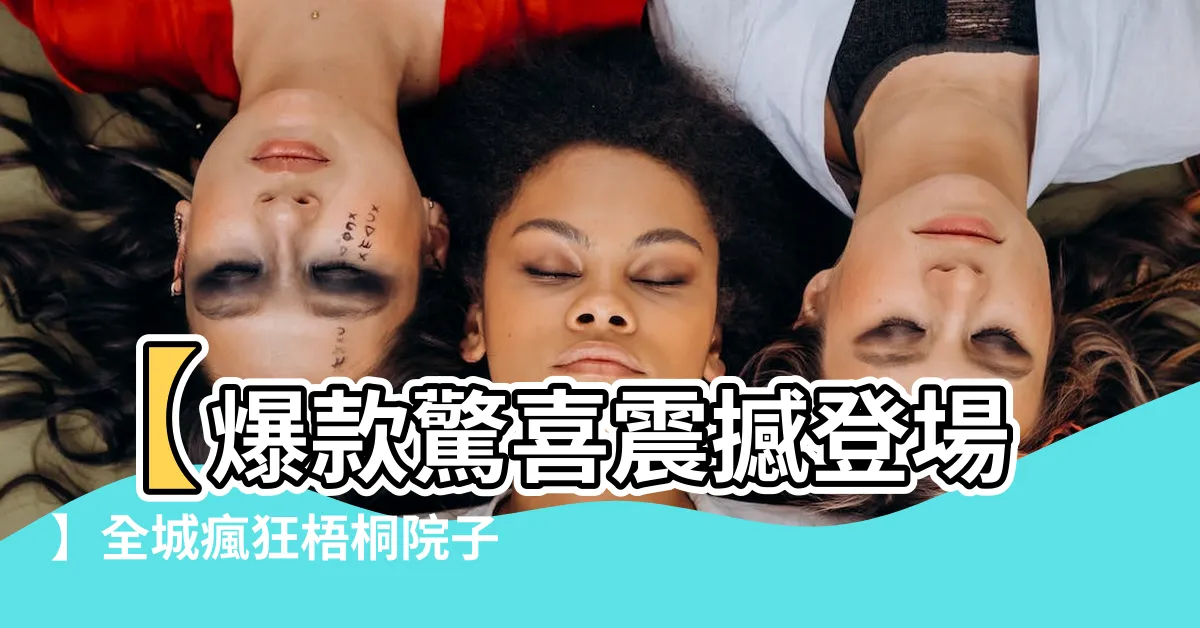 【梧桐院子】【爆款驚喜震撼登場】全城瘋狂梧桐院子，狂飆極致藝術盛會！