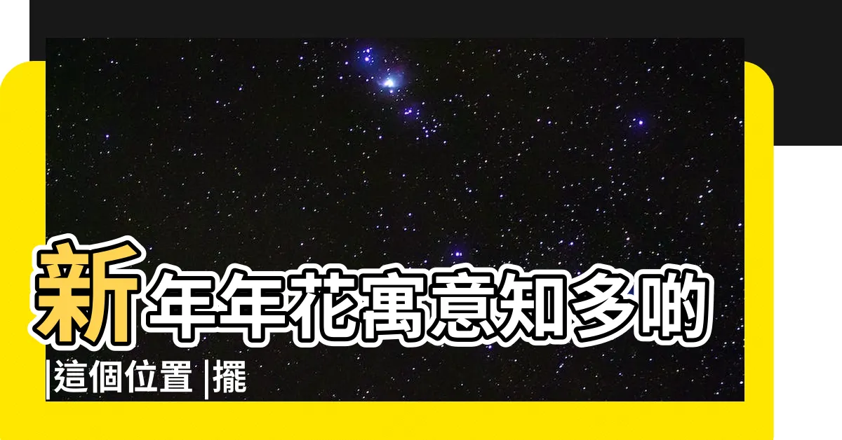 【蘭花風水2023】新年年花寓意知多啲 |這個位置 |擺啱家居風水方位 |