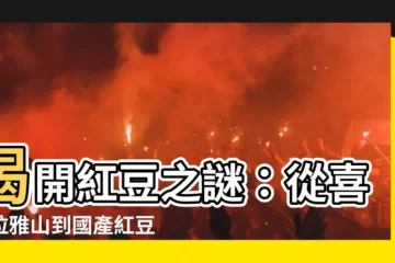 【紅豆怎麼來的】揭開紅豆之謎：從喜馬拉雅山到國產紅豆的完整史詩！