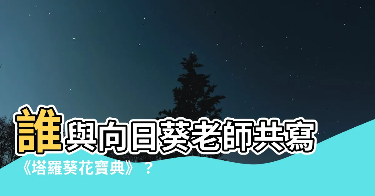 【向日葵塔羅網】誰與向日葵老師共寫《塔羅葵花寶典》？