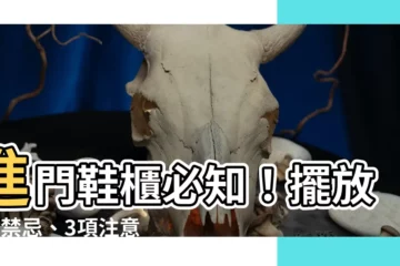 【進門鞋櫃】進門鞋櫃必知！擺放4大禁忌、3項注意事項，招財擋煞輕鬆Get