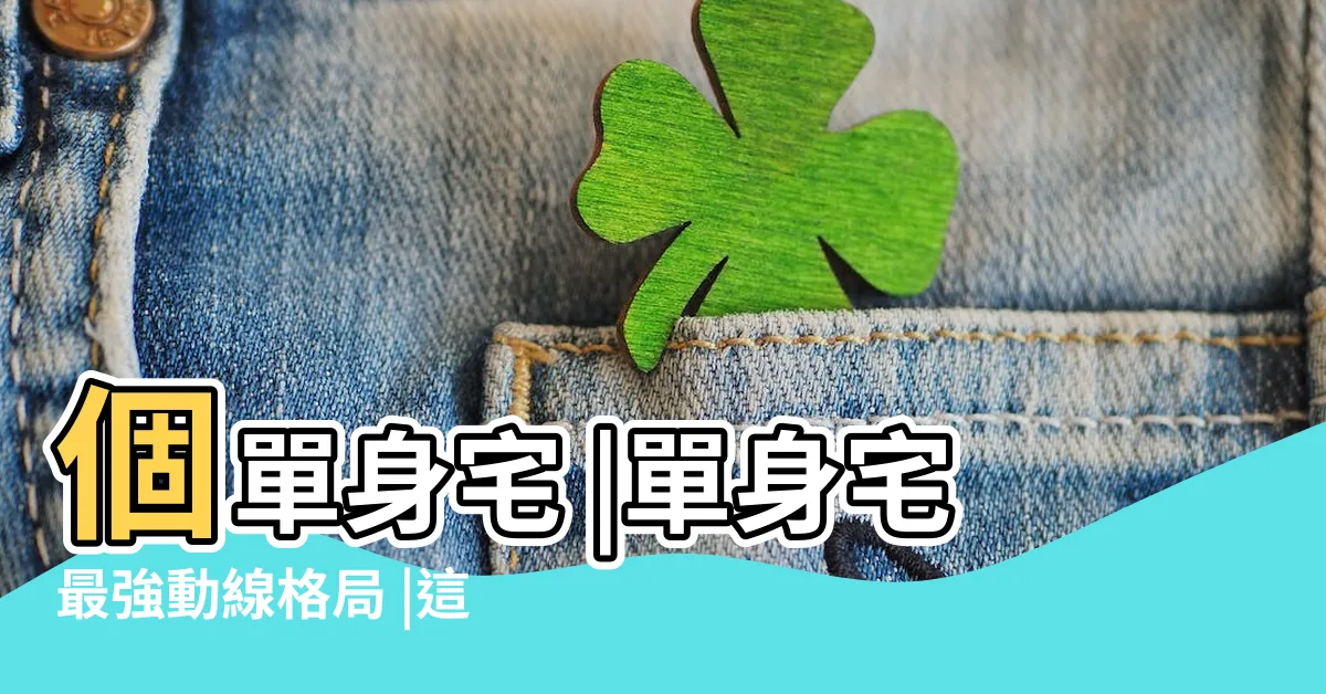 【單身宅】個單身宅 |單身宅最強動線格局 |這樣規劃最簡約 |