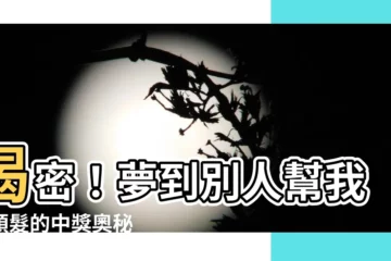 【夢到別人幫我剪頭髮號碼】揭密！夢到別人幫我剪頭髮的中獎奧秘