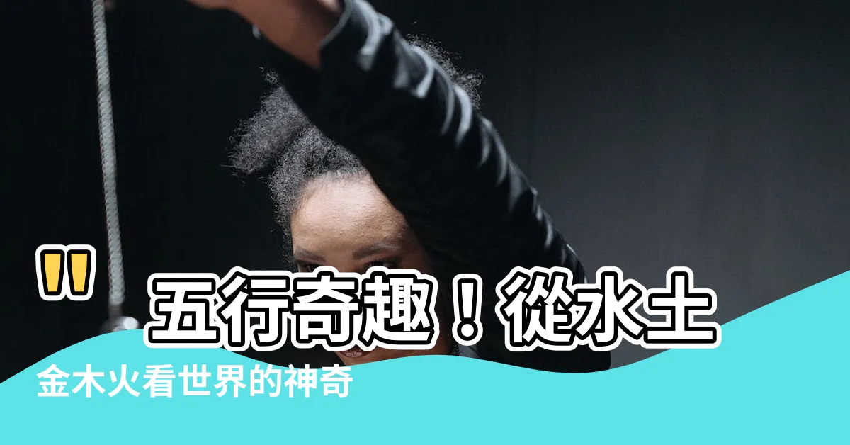 【水土金木火】"五行奇趣！從水土金木火看世界的神奇力量"