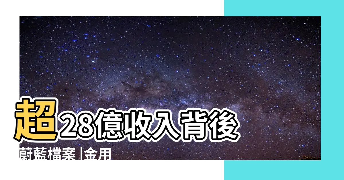 【金用河】超28億收入背後 |蔚藍檔案 |金用河PD |