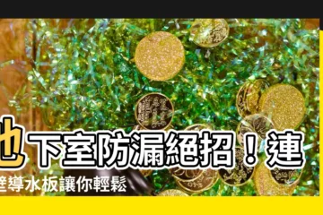 【連續壁導水板】地下室防漏絕招！連續壁導水板讓你輕鬆解決漏水困擾