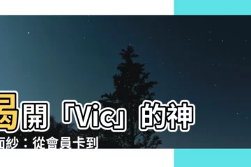 【vic的意思】揭開「Vic」的神秘面紗：從會員卡到寓意解析