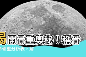 【骨重分析】揭開骨重奧秘！稱骨算命骨重分析表，解析你的命途吉凶