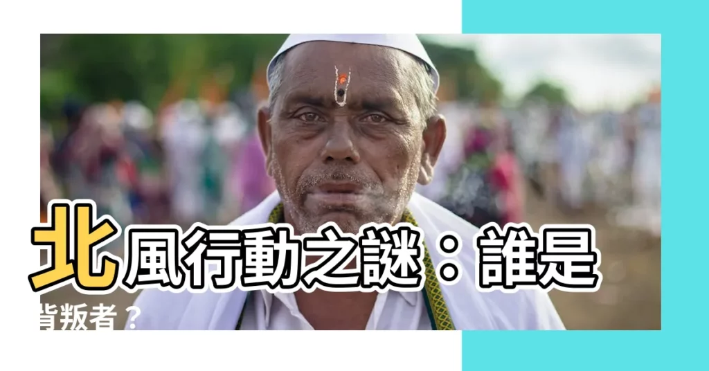 【北風行動】北風行動之謎：誰是背叛者？