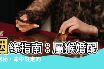 【屬猴婚配】姻緣指南：屬猴婚配大揭秘，命中註定的最佳配偶等你來探索！