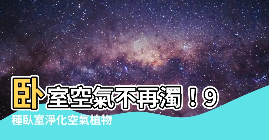 【卧室淨化空氣植物】卧室空氣不再濁！9種卧室淨化空氣植物，打造一夜好眠