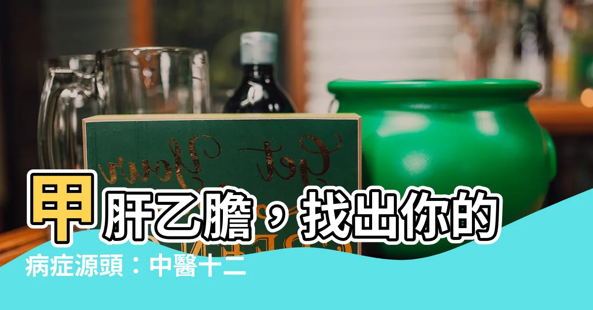 【甲肝乙膽丙小腸】甲肝乙膽，找出你的病症源頭：中醫十二經納天干歌解析