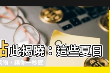 【夏天代表物】點此揭曉：這些夏日代表物，讓你一秒感受夏天的熱情！