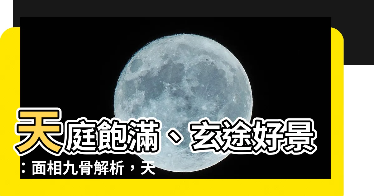 【天庭骨隆起】天庭飽滿、玄途好景：面相九骨解析，天庭骨隆起助你運勢亨通！