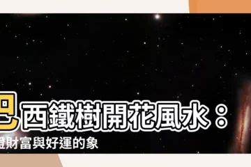 【巴西鐵樹開花風水】巴西鐵樹開花風水：見證財富與好運的象徵！
