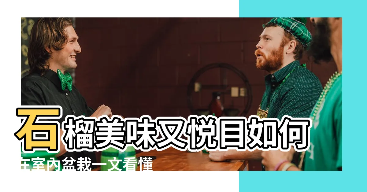 【石榴盆栽】石榴美味又悦目如何在室內盆栽一文看懂 |園藝師教你 |植株才能開花漂亮 |