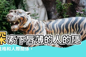 【下唇薄的人】探索下唇薄的人的隱藏性格和人際關係，解密12款唇型面相