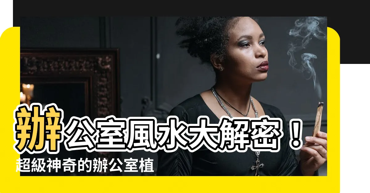 【辦公室植物 風水】辦公室風水大解密！超級神奇的辦公室植物竟然能招來這些貴人運！