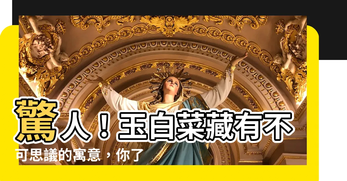 【玉白菜寓意】驚人！玉白菜藏有不可思議的寓意，你瞭解嗎？