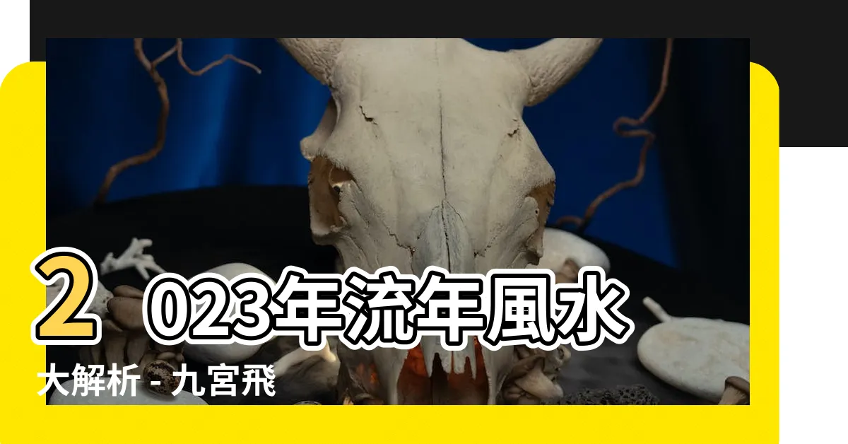【2023流年飛星圖】2023年流年風水大解析 - 九宮飛星圖與擺設佈局建議