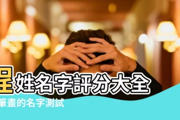 【程姓名評分】程姓名字評分大全 |程筆畫的名字測試打分結果 |程幾劃的名字測試打分結果 |