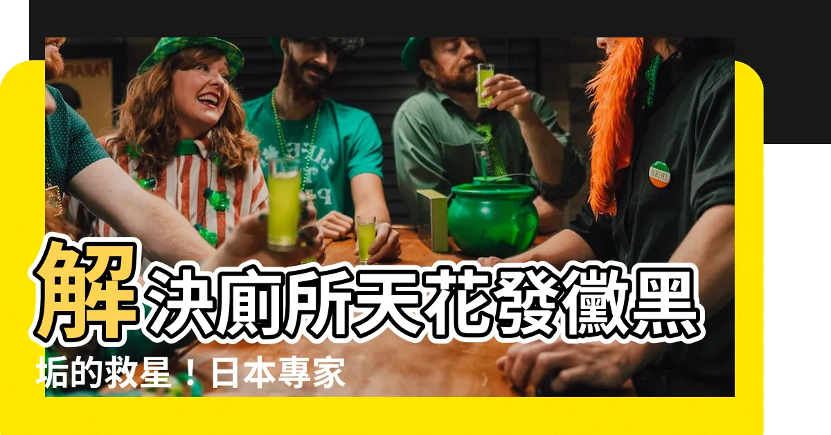 【廁所天花發黴】解決廁所天花發黴黑垢的救星！日本專家實用指南不容錯過