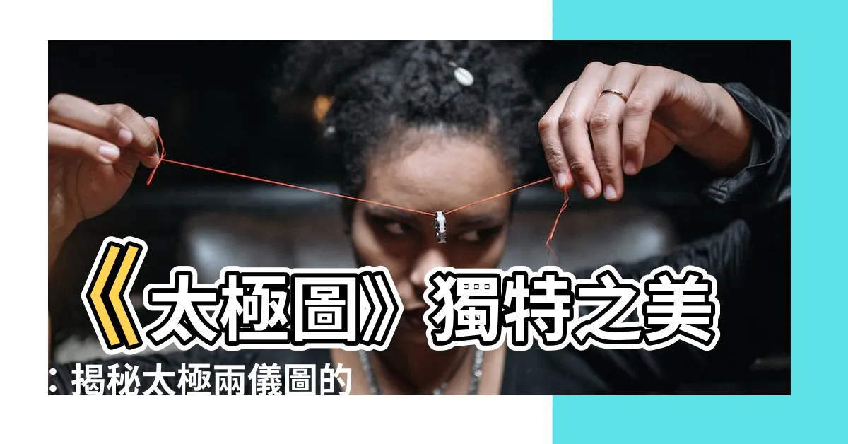 【太極兩儀圖】《太極圖》獨特之美：揭秘太極兩儀圖的深層奧義