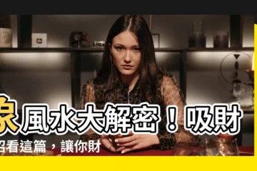 【象風水】象風水大解密！吸財秘招看這篇，讓你財源滾滾來！