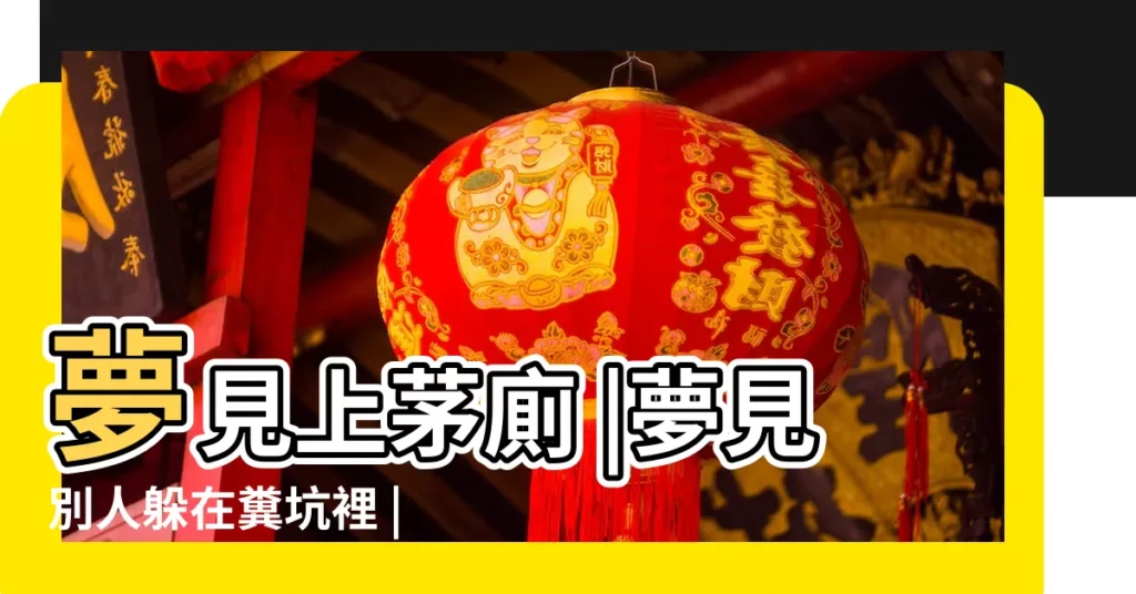 夢見上茅廁 |夢見別人躲在糞坑裡 |周公解夢 |【夢見女人倒在茅坑裏】
