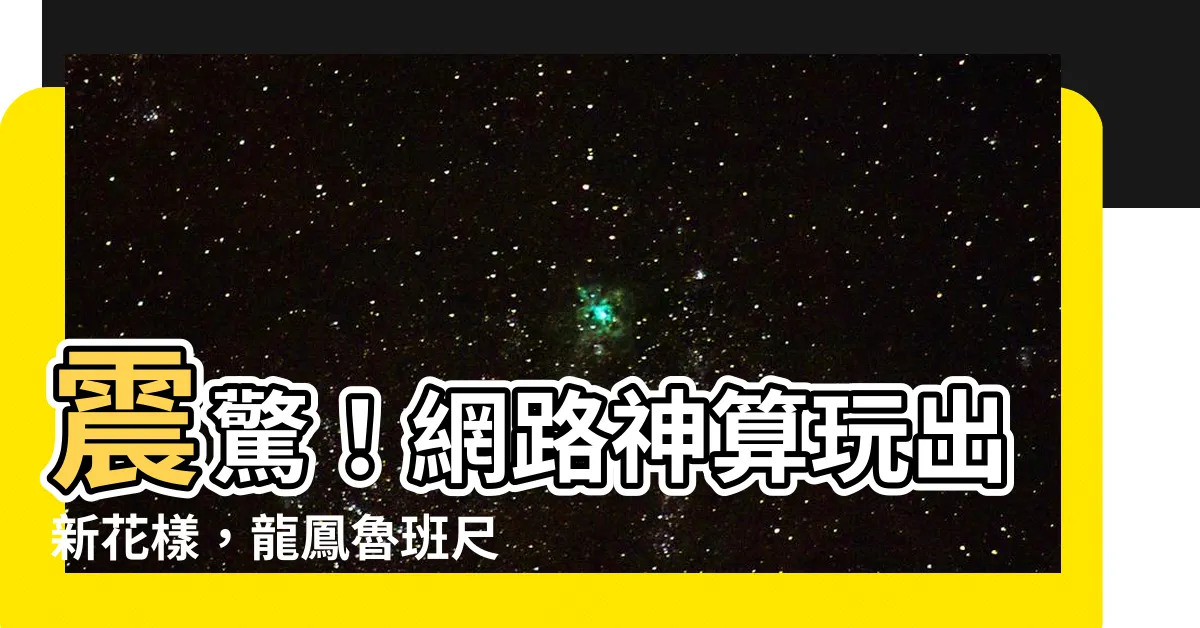 【風水魯班尺】震驚！網路神算玩出新花樣，龍鳳魯班尺讓你微調命運！